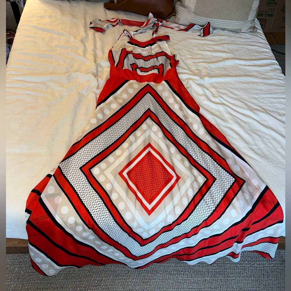 Eliza J Halter Maxi Dress Size 4P